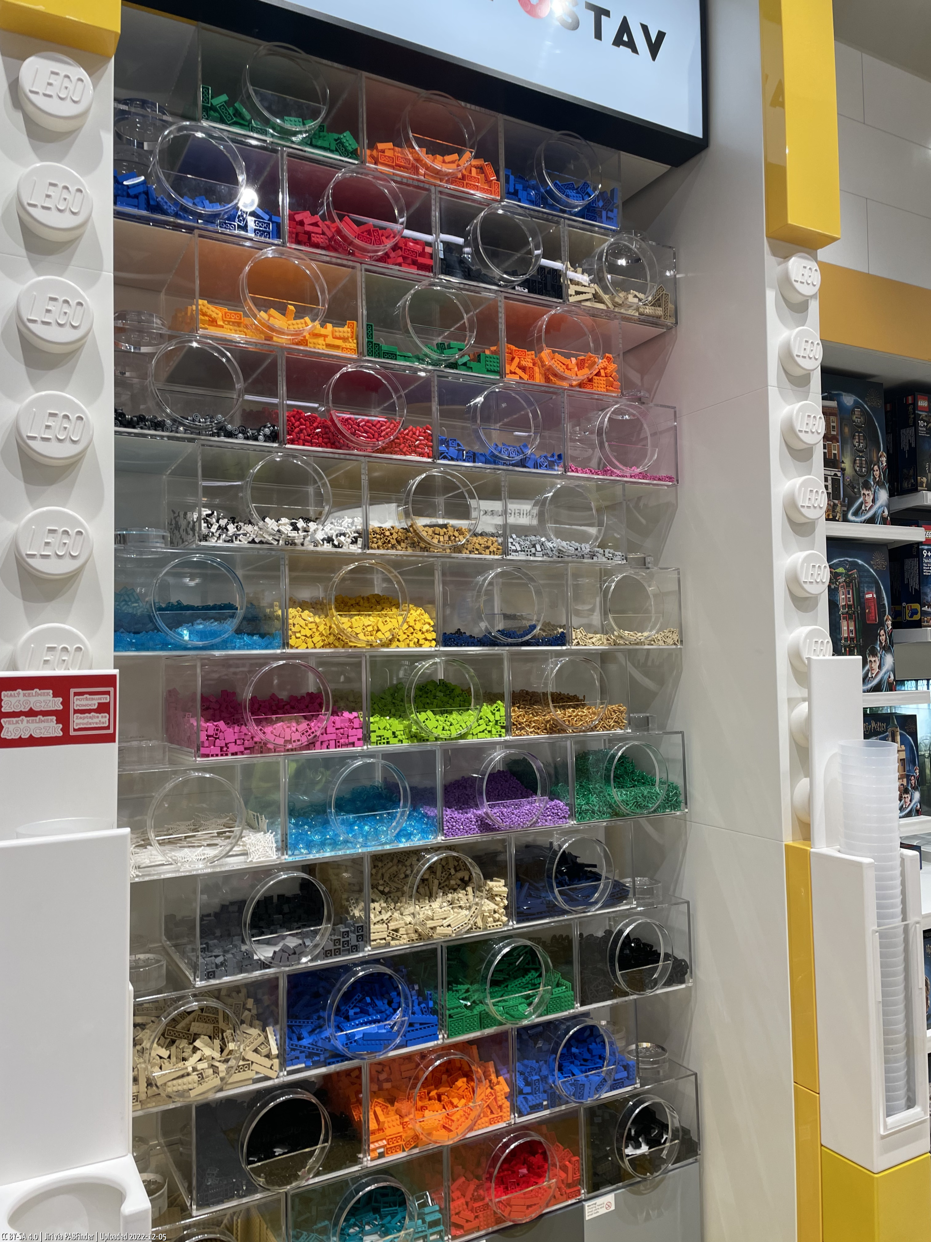 LEGO Store Chodov Mall, | Pick A Brick wall |