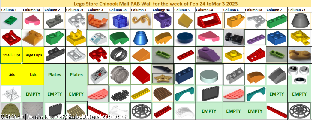 Pick a Brick Chinook Center Calgary (Wensley James, 2/25/23, 4:11:28 AM)