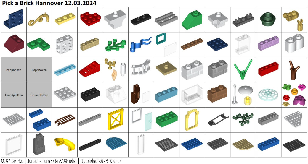 Pick a Brick LEGO Store Hannover (Jonas ~ Turez am 12. März 2024)