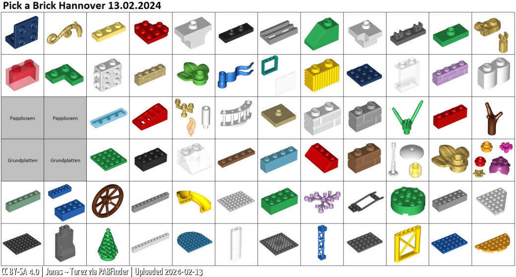 Pick a Brick LEGO Store Hannover (Jonas ~ Turez am 13. Februar 2024)