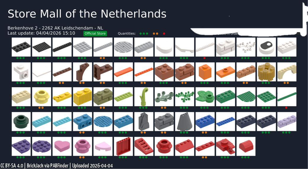 Pick a Brick Mall of the Netherlands (BrickJack, 4/4/26, 3:13:52 PM)